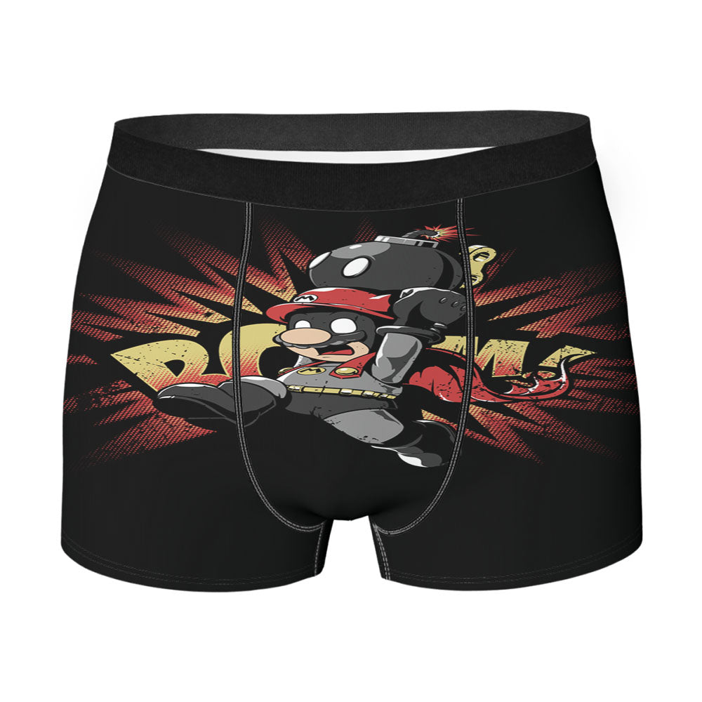 Boom Mario Bros Men'S Boxer Briefs