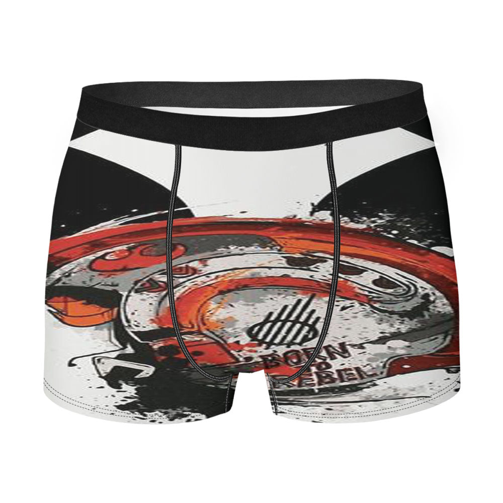 Born To Rebel Star Wars Rebel Alliance Logo Men'S Boxer Briefs