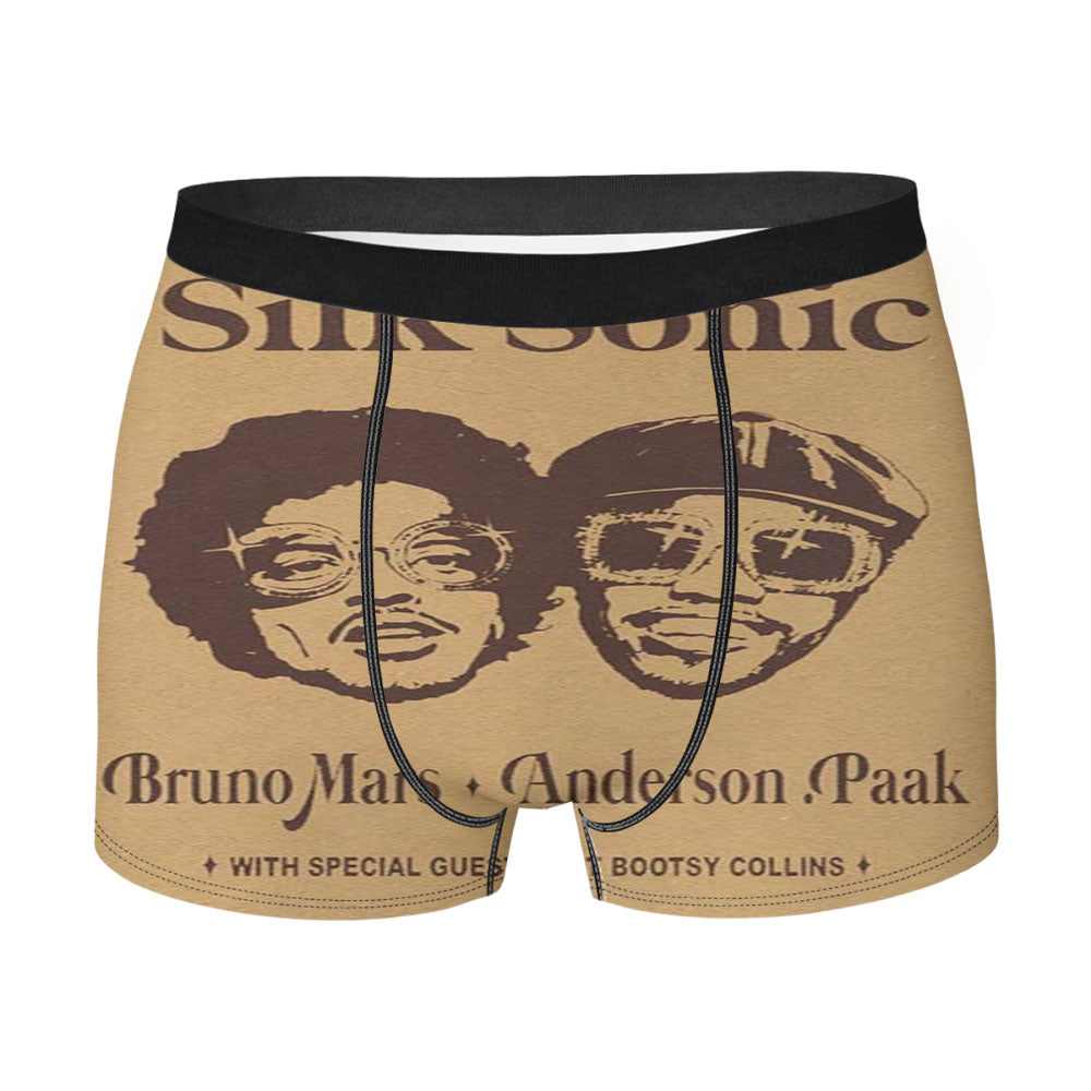 Bruno Mars X Anderson Paak Silk Sonic Men'S Boxer Briefs