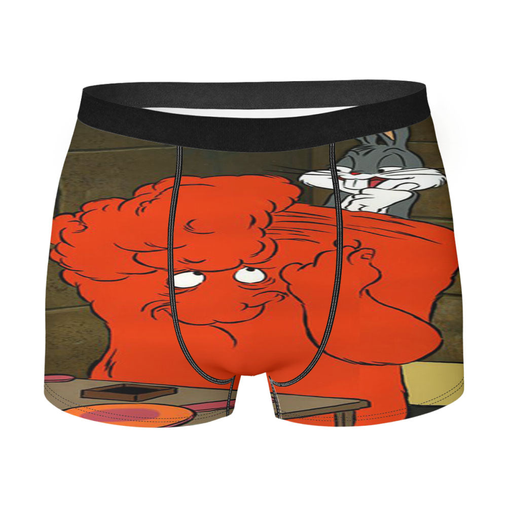 Bugs Bunny And Gossamer Red Men'S Boxer Briefs