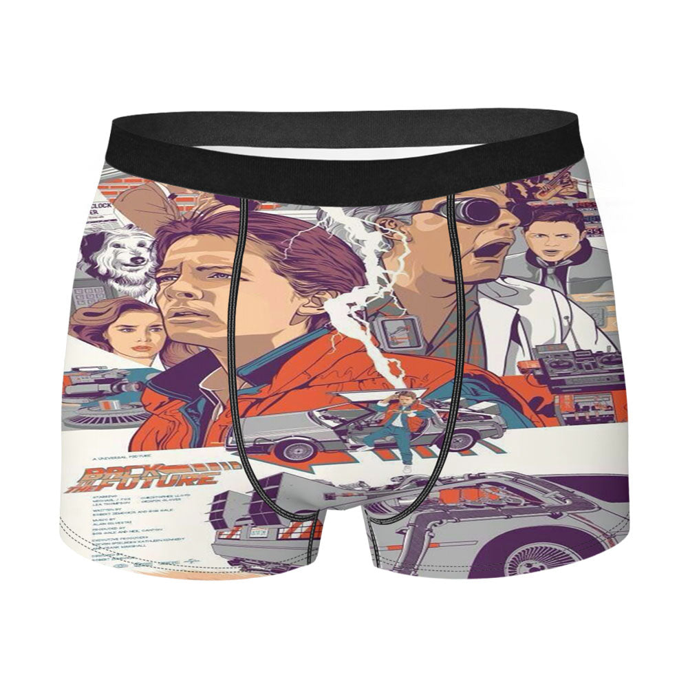 Burnote Comic Men'S Boxer Briefs