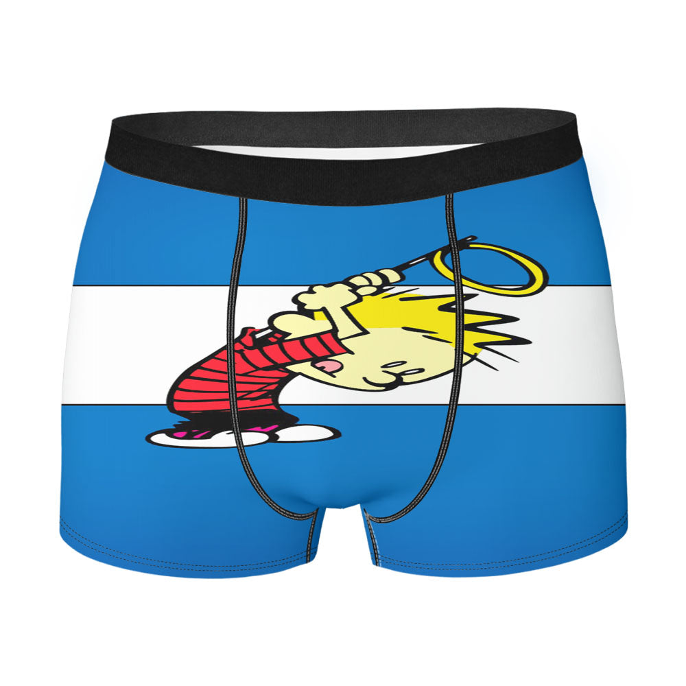 Calvin And Hobbes 4 Men'S Boxer Briefs