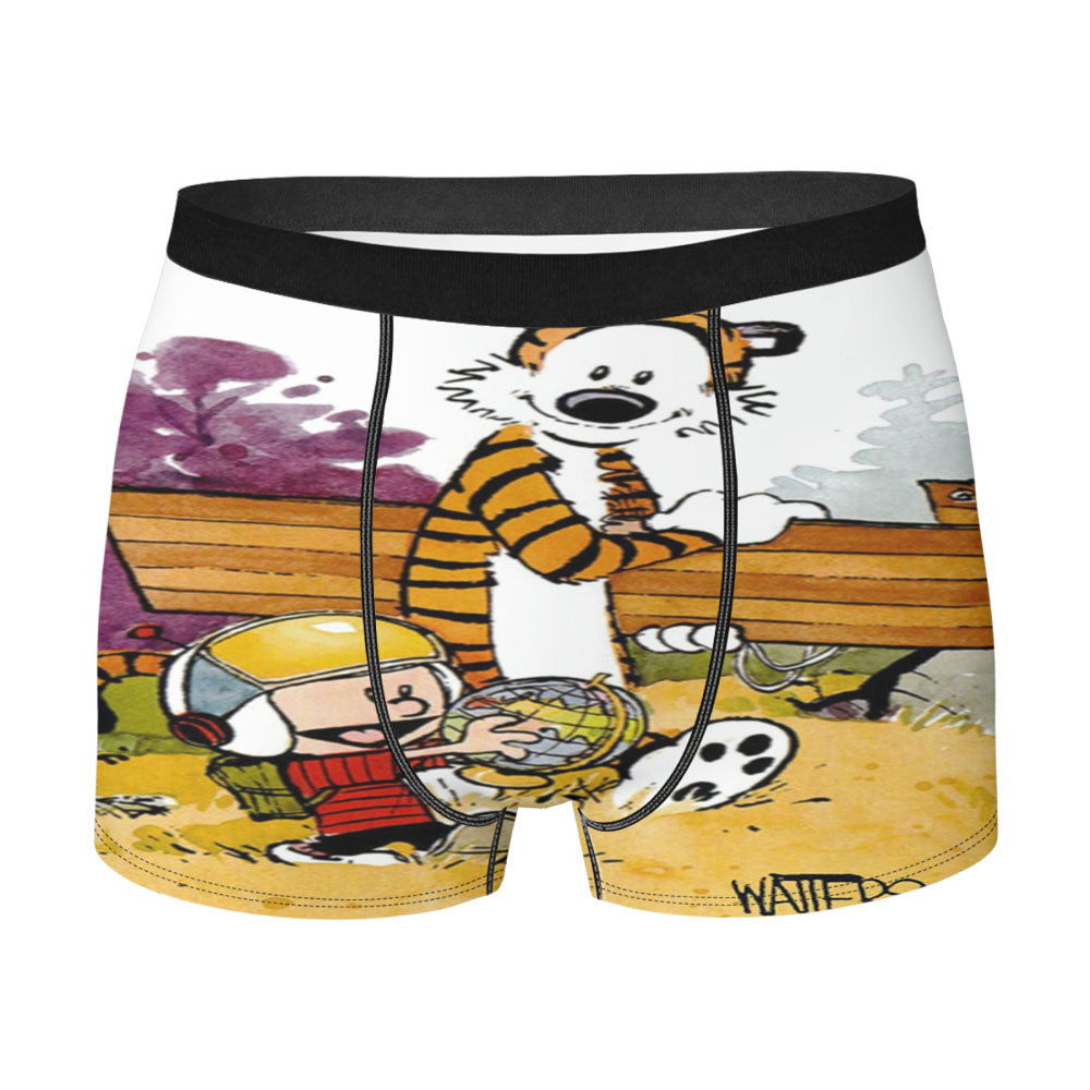 Calvin And Hobbes 5 Men'S Boxer Briefs