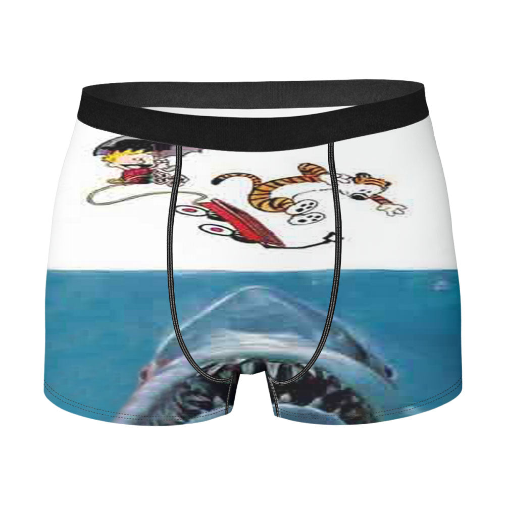 Calvin And Hobbes Jaws Men'S Boxer Briefs
