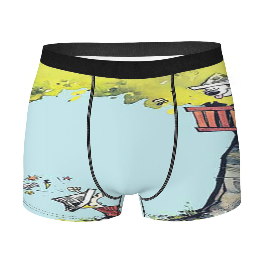 Calvin And Hobbes Treehouse Men'S Boxer Briefs