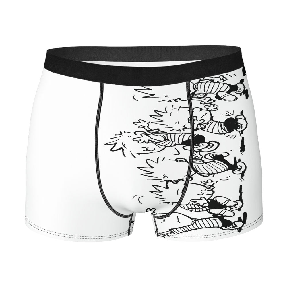 Calvin Dance Black White Wallpapers Men'S Boxer Briefs