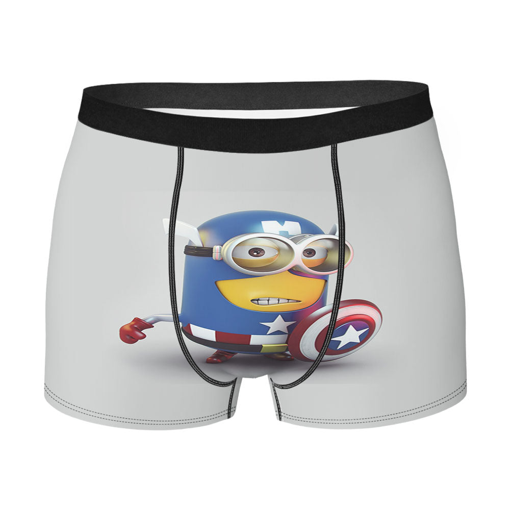 Captain America Minion Men'S Boxer Briefs