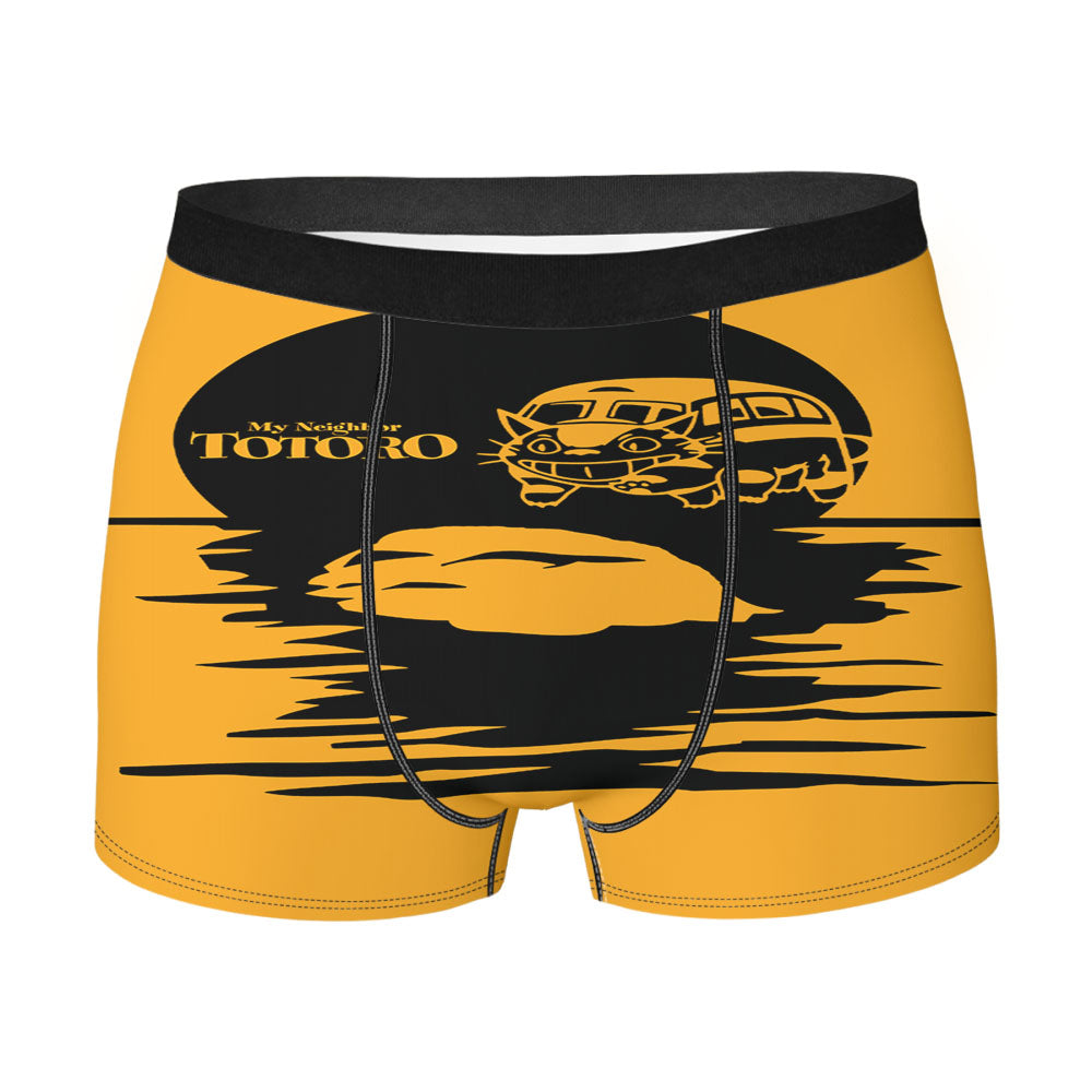 Catbus My Neighbor Totoro Silhouette Men'S Boxer Briefs