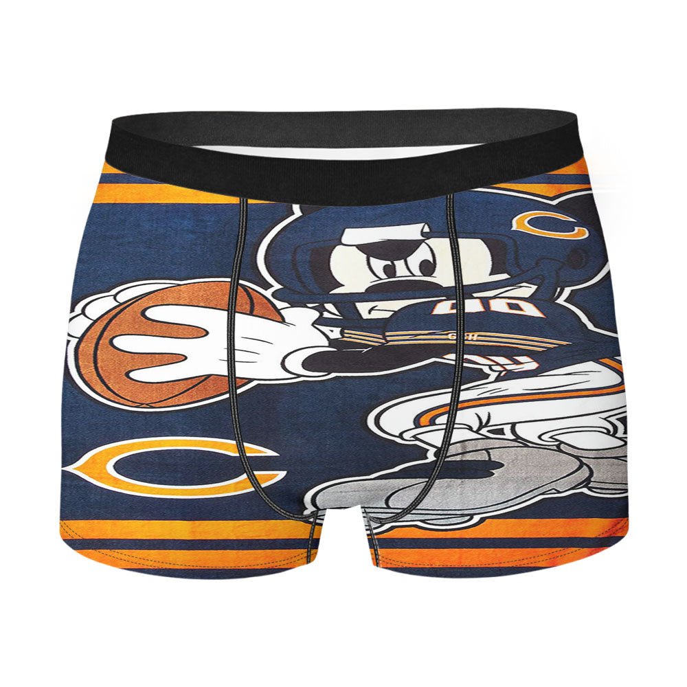 Chicago Bears Disney Mickey Mouse Men'S Boxer Briefs