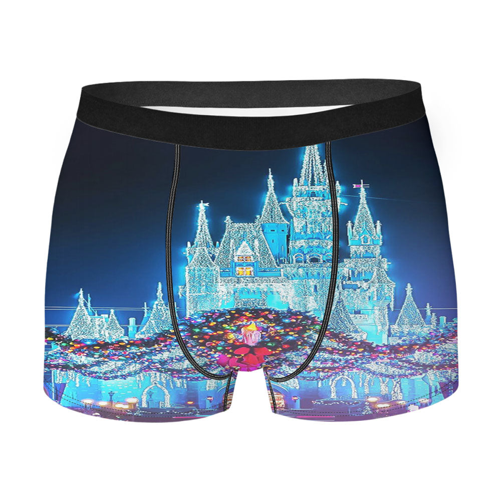 Christmas Disney Castle Men'S Boxer Briefs