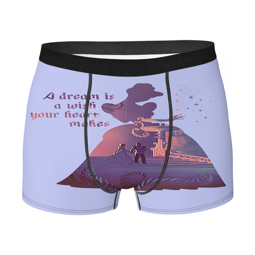 Cinderella Dream Quote Disney Men'S Boxer Briefs