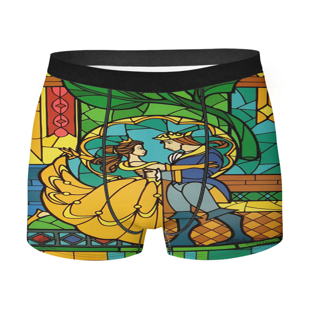 Cinderella Glass Disney Men'S Boxer Briefs