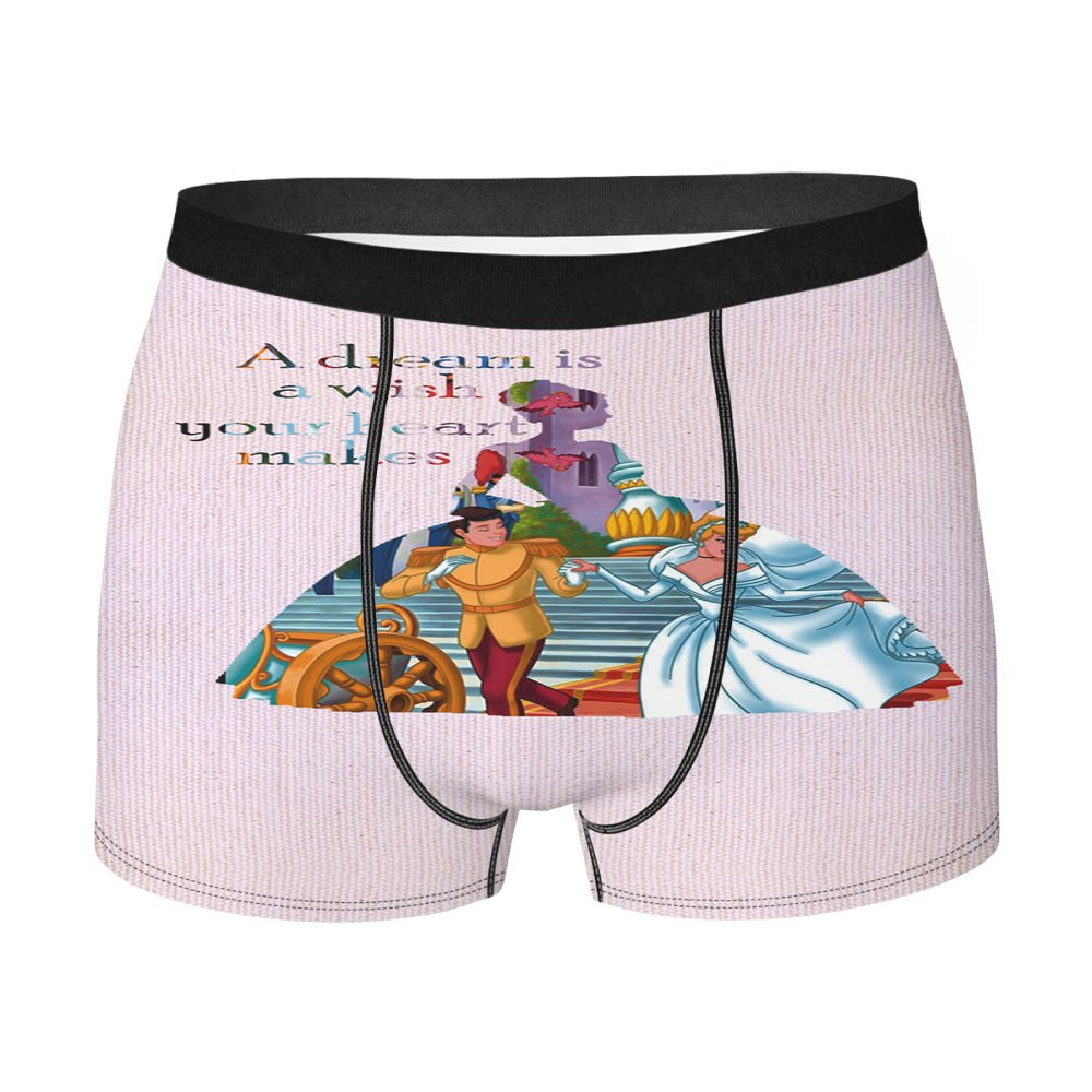 Cinderella Quote Disney Men'S Boxer Briefs
