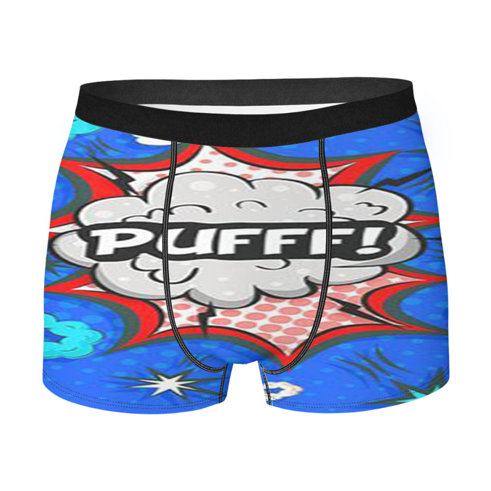 Comic Puff Men'S Boxer Briefs