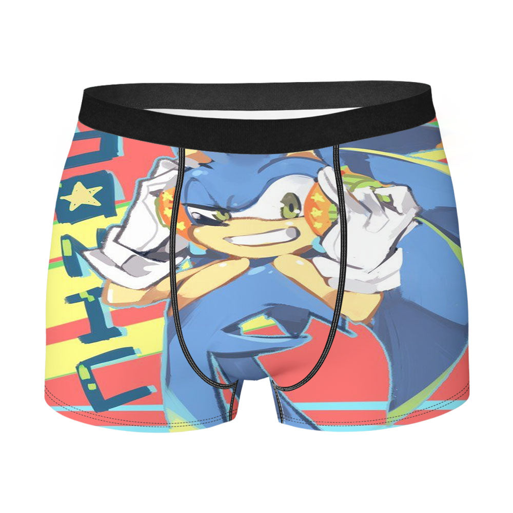 Cool Sonic Art Men'S Boxer Briefs
