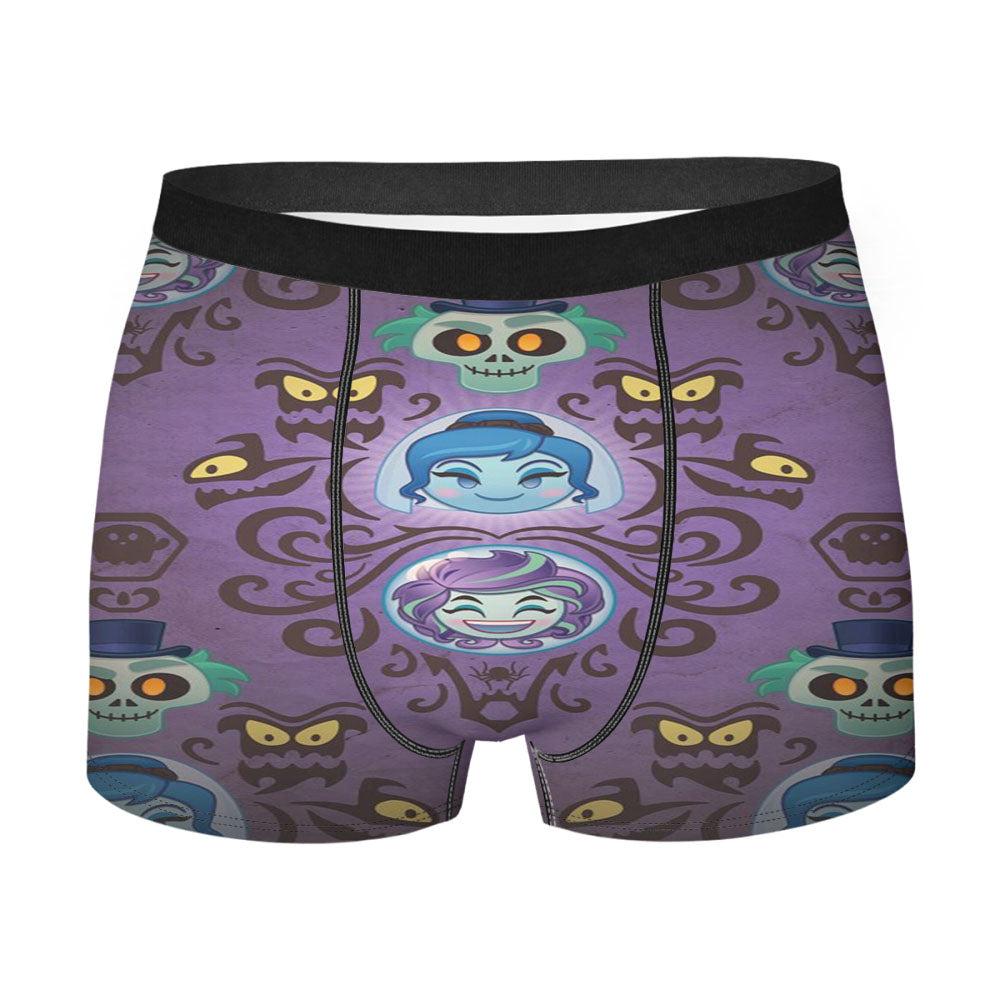 Cute Disney Haunted Mansion Wallpaper Men'S Boxer Briefs