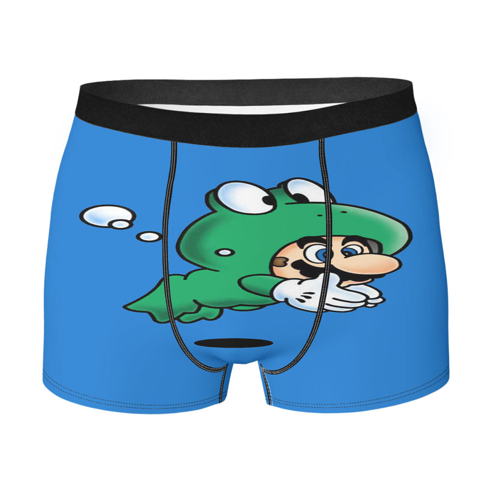 Cute Frog Mario Men'S Boxer Briefs