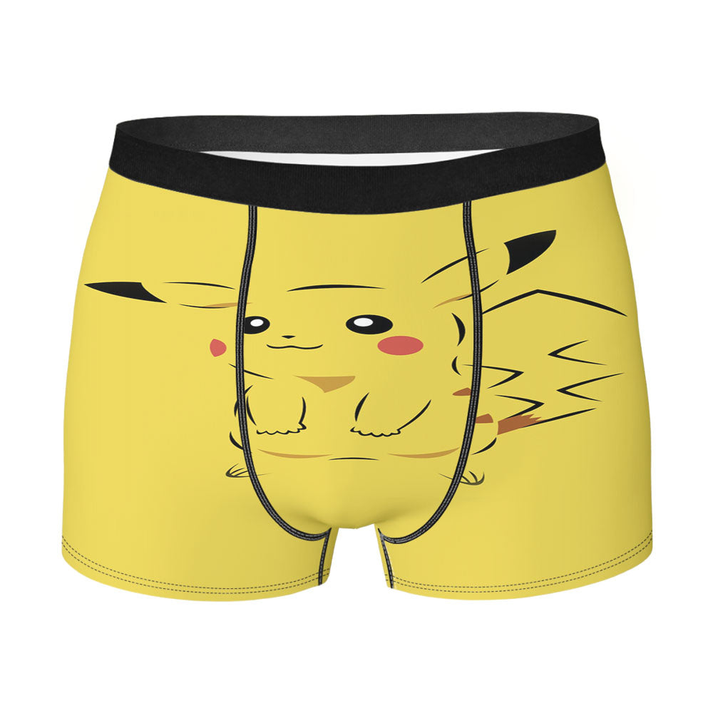 Cute Pikachu Men'S Boxer Briefs