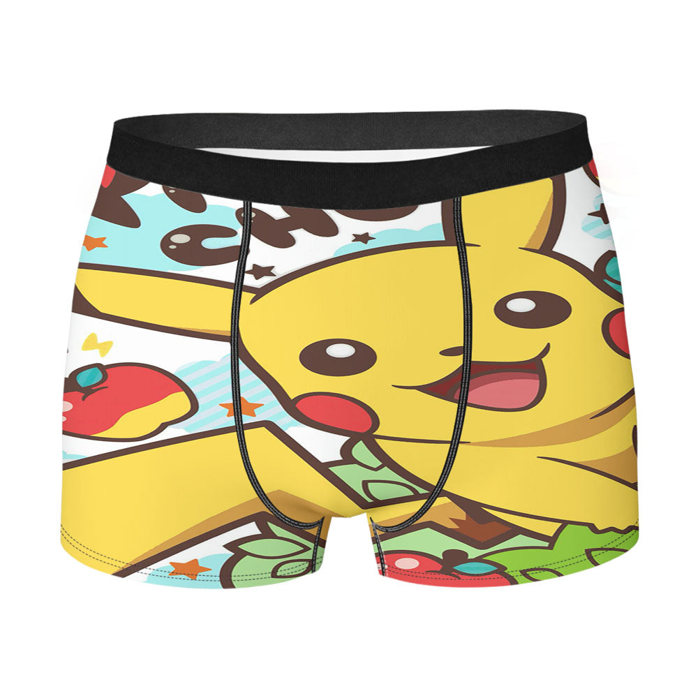 Cute Pikachu Wallpaper Men'S Boxer Briefs