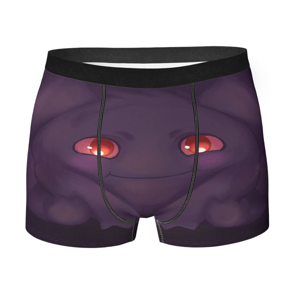Cute Smile Dark Gengar Pokemon Men'S Boxer Briefs