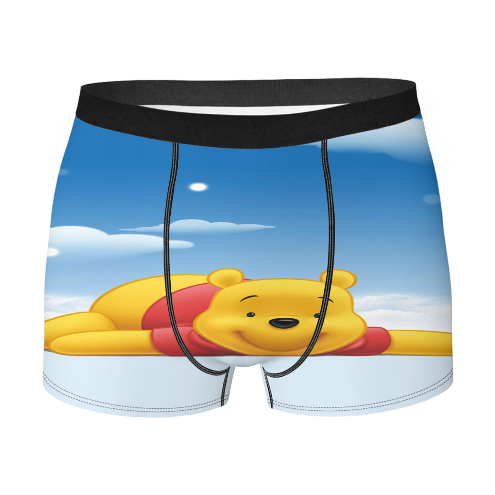 Cute Winnie The Pooh Men'S Boxer Briefs