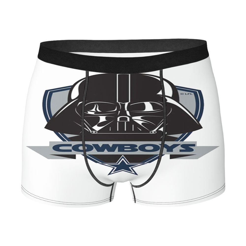Dallas Cowboys Nfl Star Wars Darth Vader Men'S Boxer Briefs