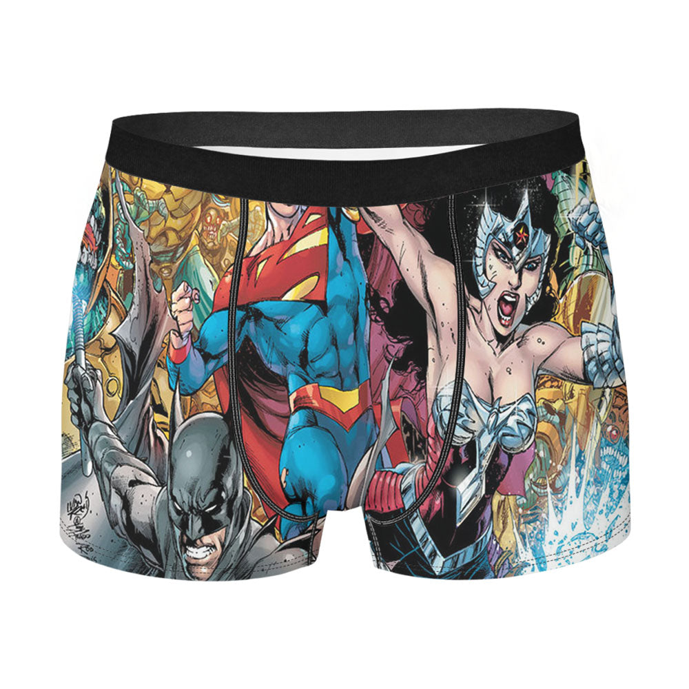 Dc Comics Superheroes Men'S Boxer Briefs