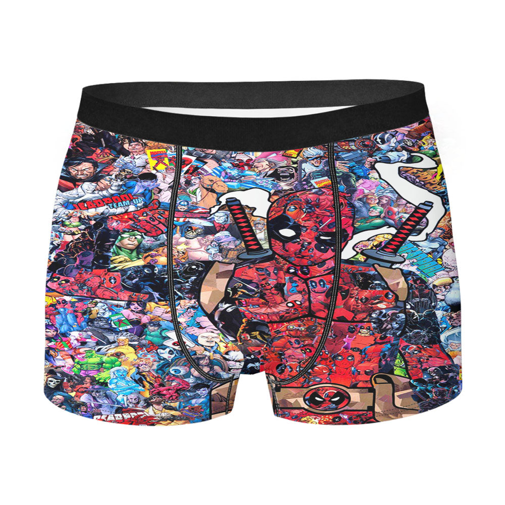 Deadpool Comic Men'S Boxer Briefs