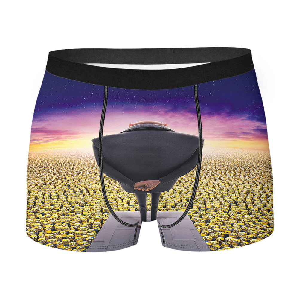 Despicable Me Gru Minions Army- Men'S Boxer Briefs