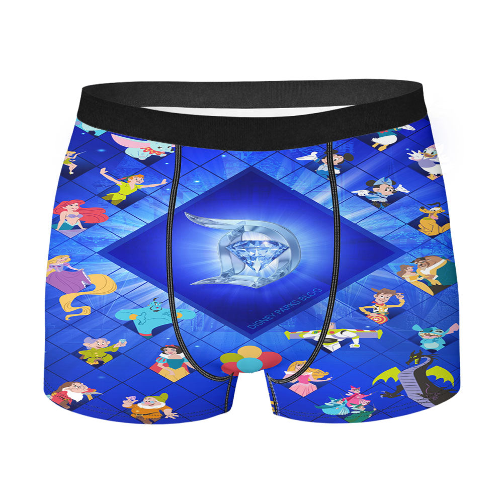 Disney 60Th Anniversary Men'S Boxer Briefs
