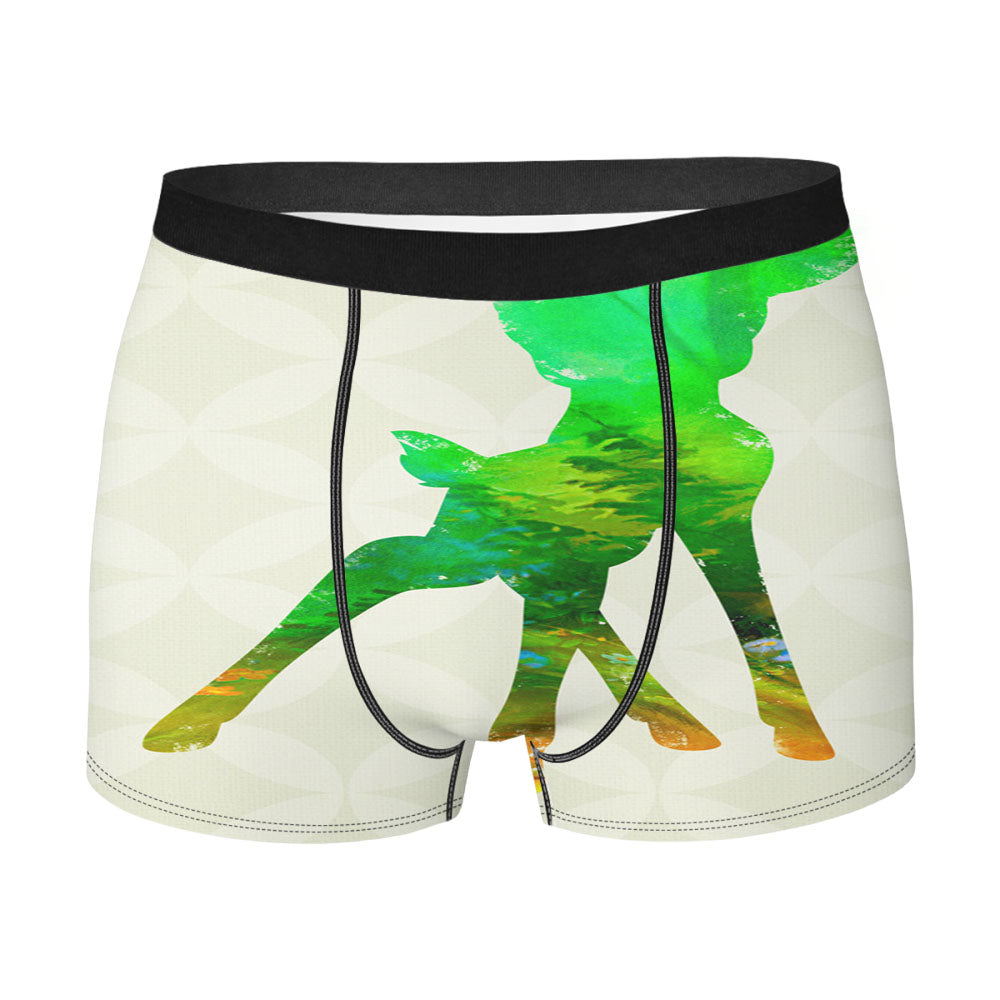 Disney Bambi Green Men'S Boxer Briefs