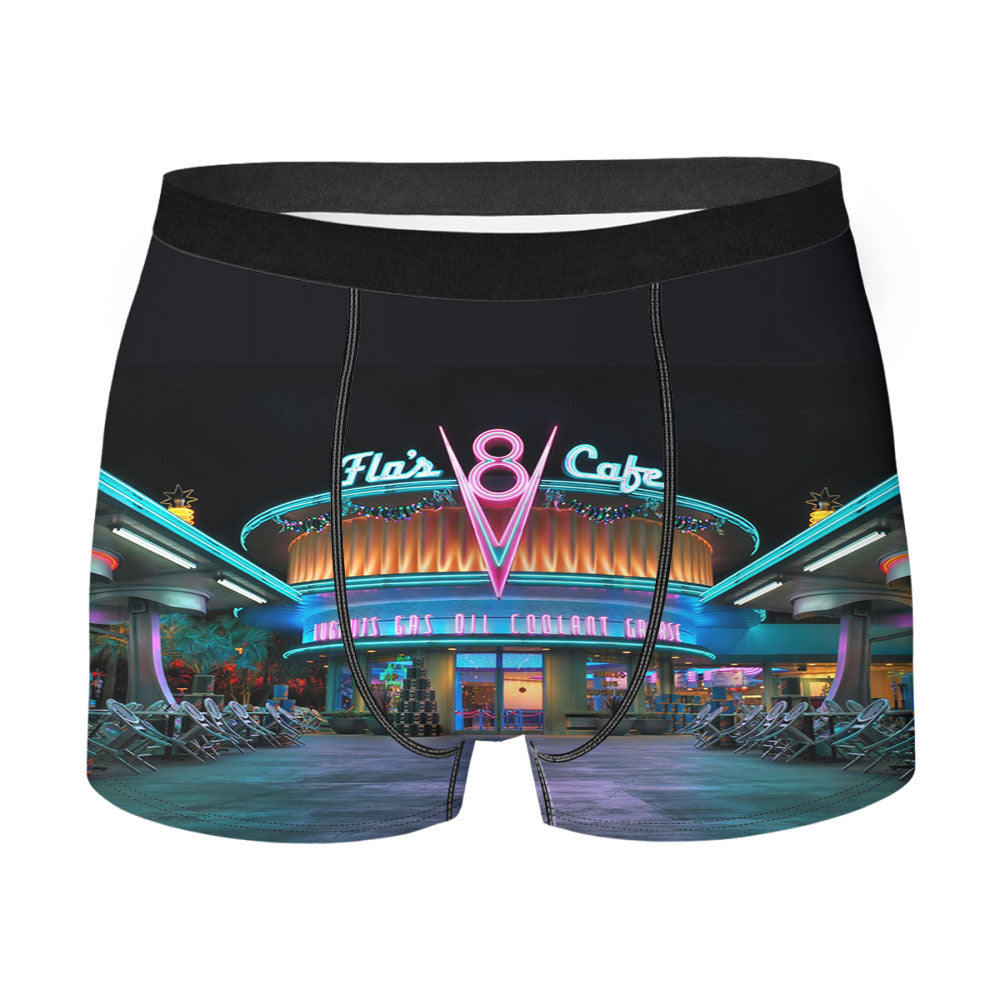 Disney Cars Flos 8 Cafe Men'S Boxer Briefs