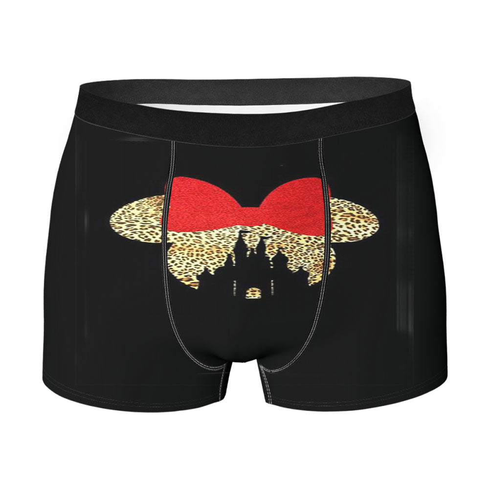 Disney Castle Animal Kingdom Minnie Mouse Men'S Boxer Briefs