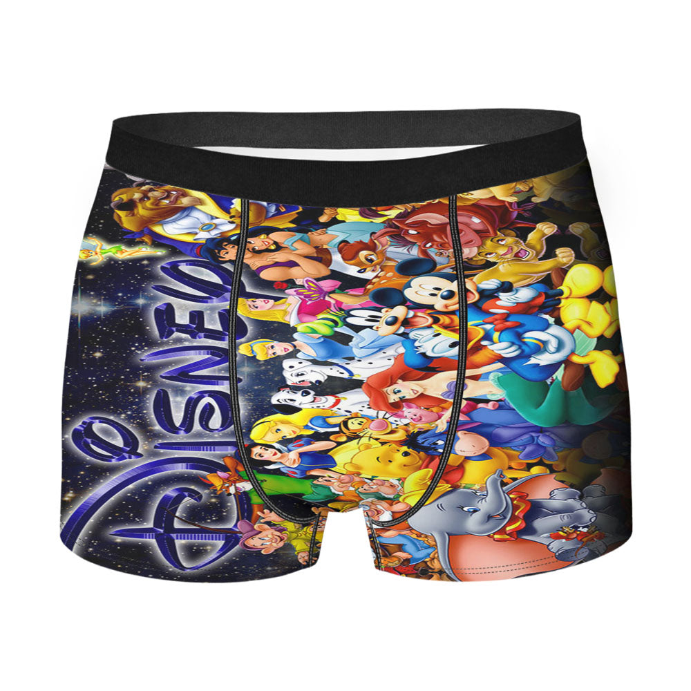 Disney Character Collage Men'S Boxer Briefs