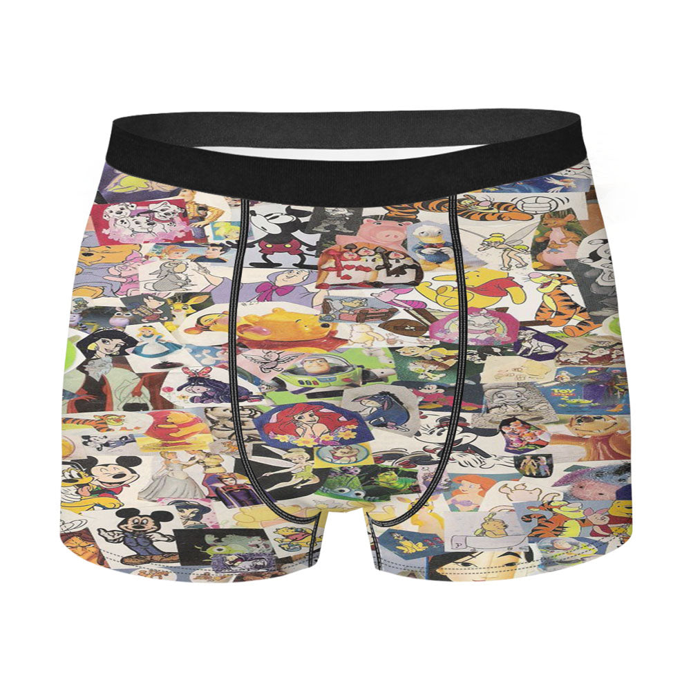 Disney Collage Men'S Boxer Briefs