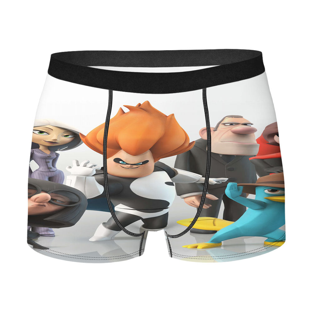 Disney Compilation Cartoon Men'S Boxer Briefs