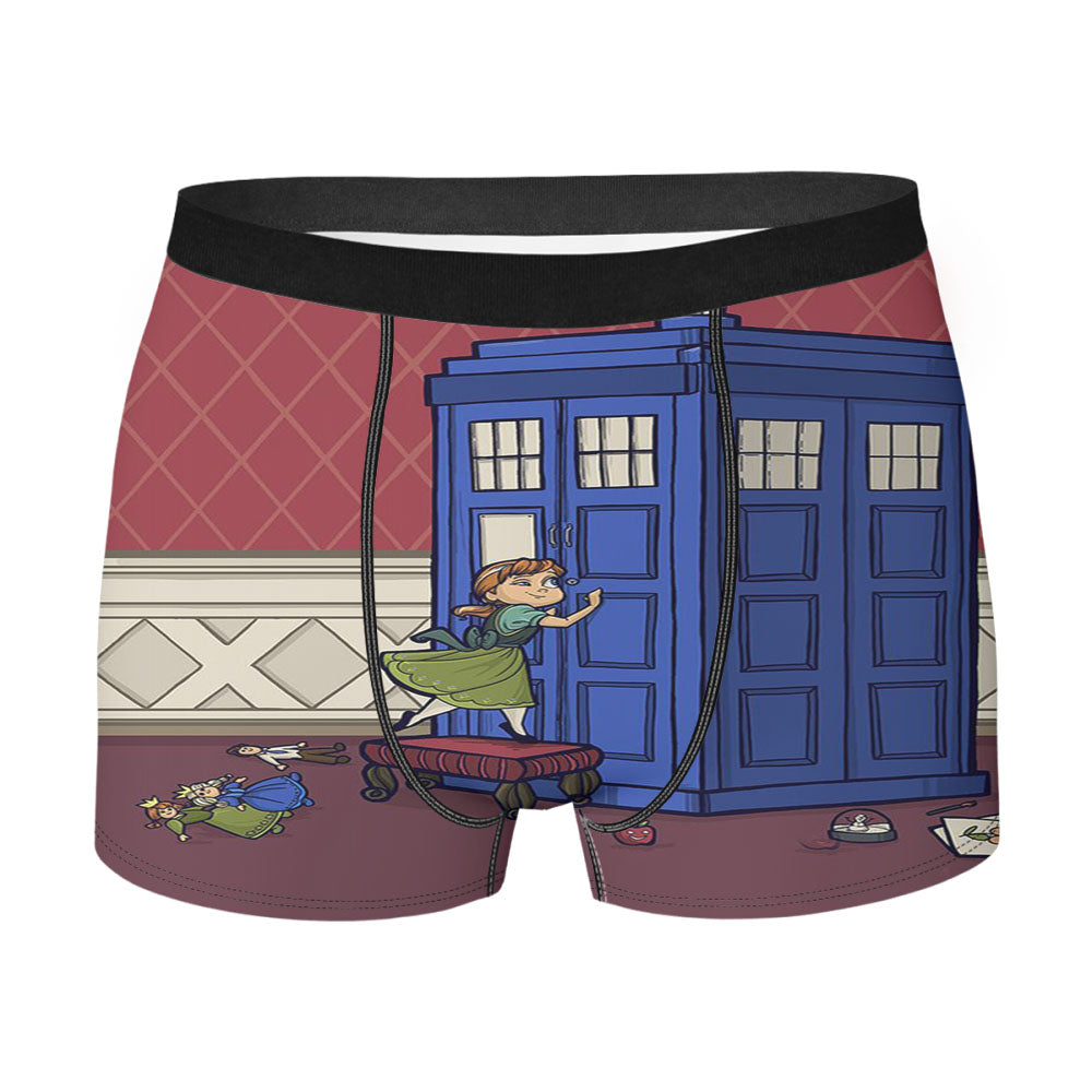 Disney Frozen Anna Tardis Men'S Boxer Briefs
