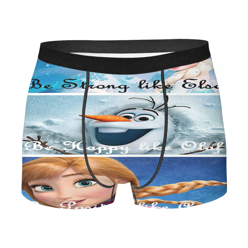 Disney Frozen Quote Men'S Boxer Briefs