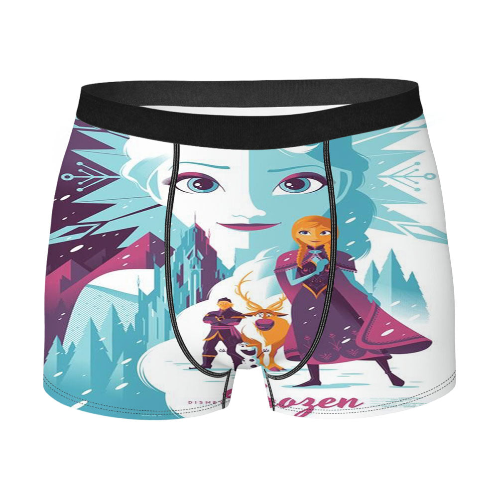 Disney Frozen Retro Men'S Boxer Briefs
