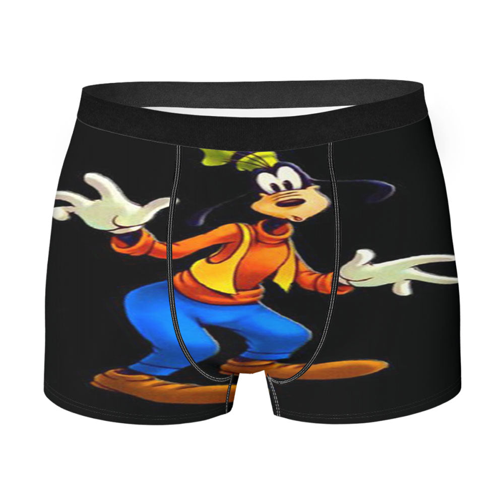 Disney Goofy Black Men'S Boxer Briefs