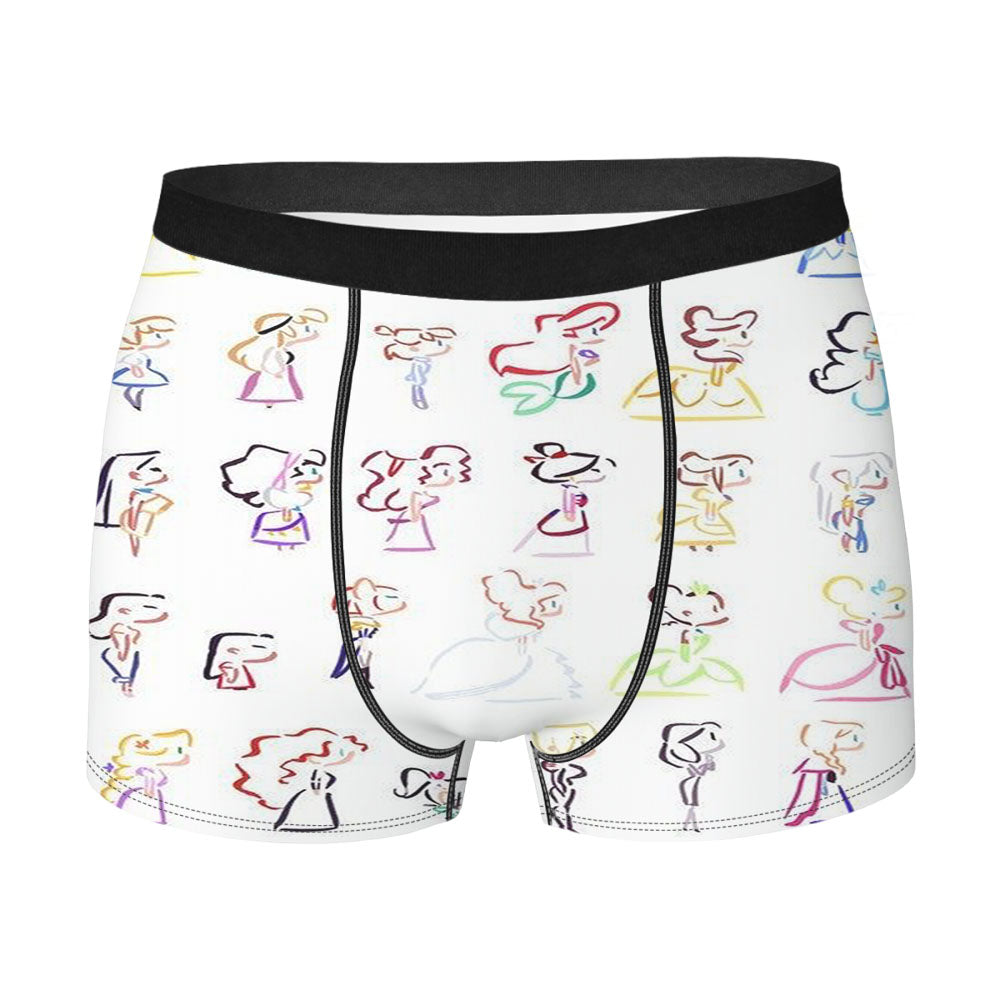 Disney Heroine Men'S Boxer Briefs