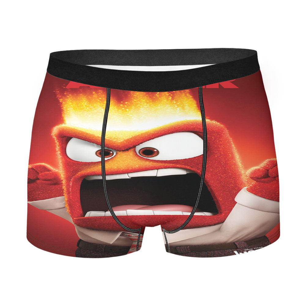 Disney Inside Out Anger Men'S Boxer Briefs