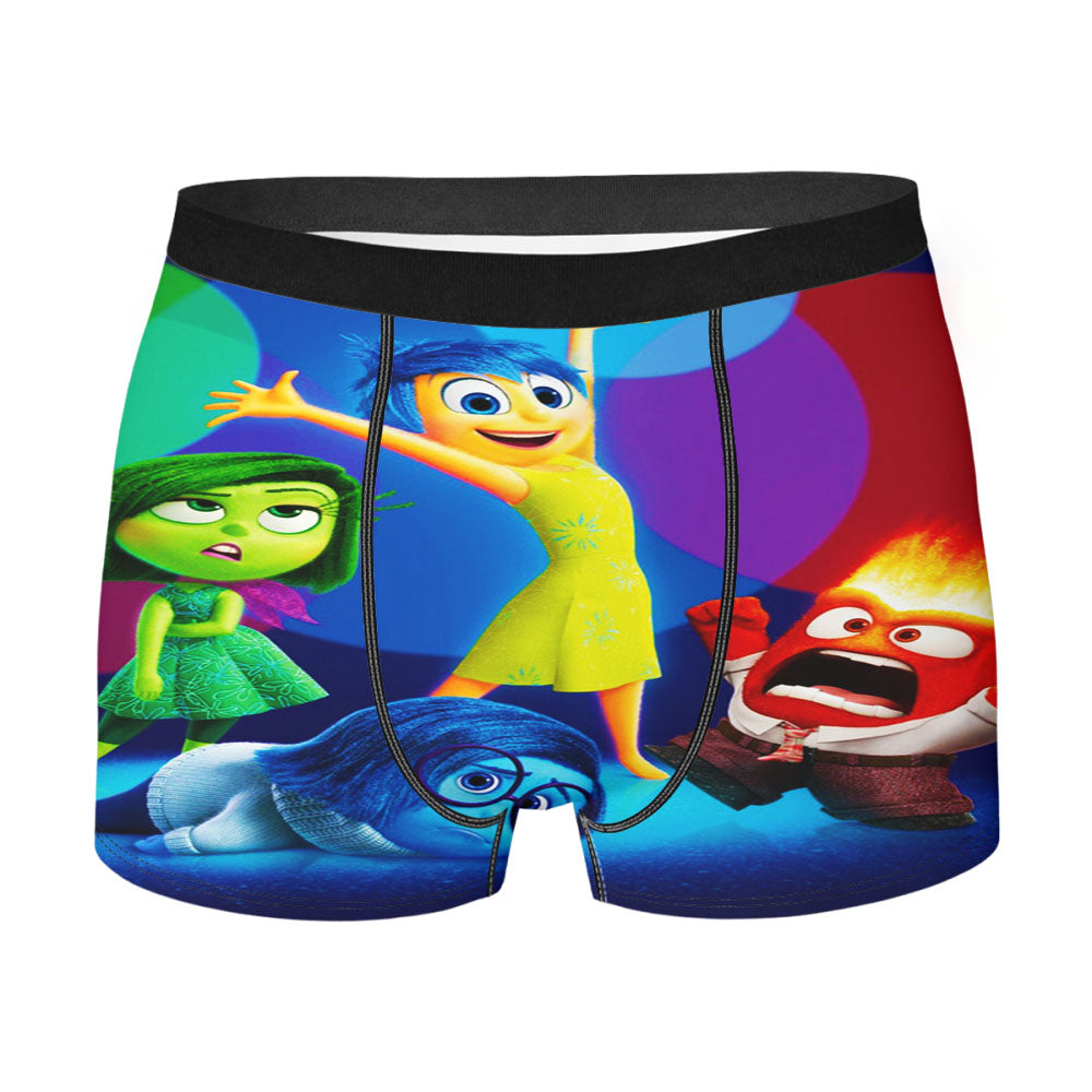 Disney Inside Out Men'S Boxer Briefs