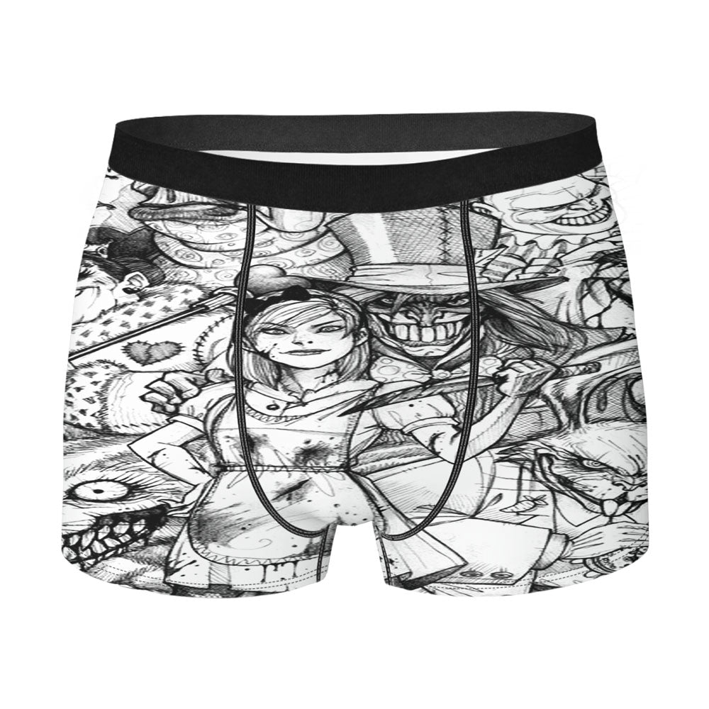 Disney Killer Scary Creepy Characther Men'S Boxer Briefs
