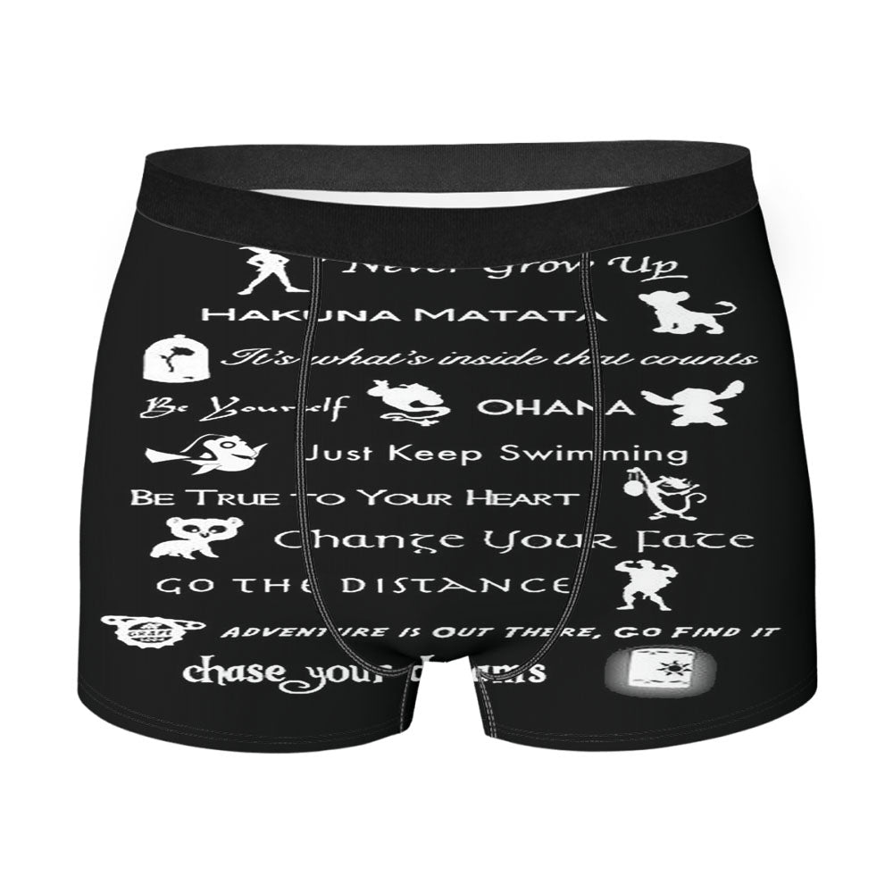 Disney Lessons Learned Mash Up Men'S Boxer Briefs