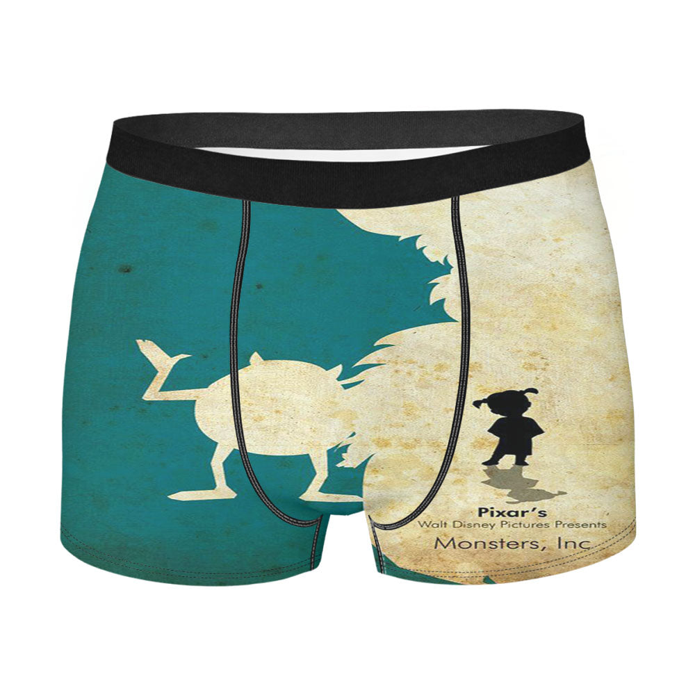 Disney Monster Inc Pixar Men'S Boxer Briefs