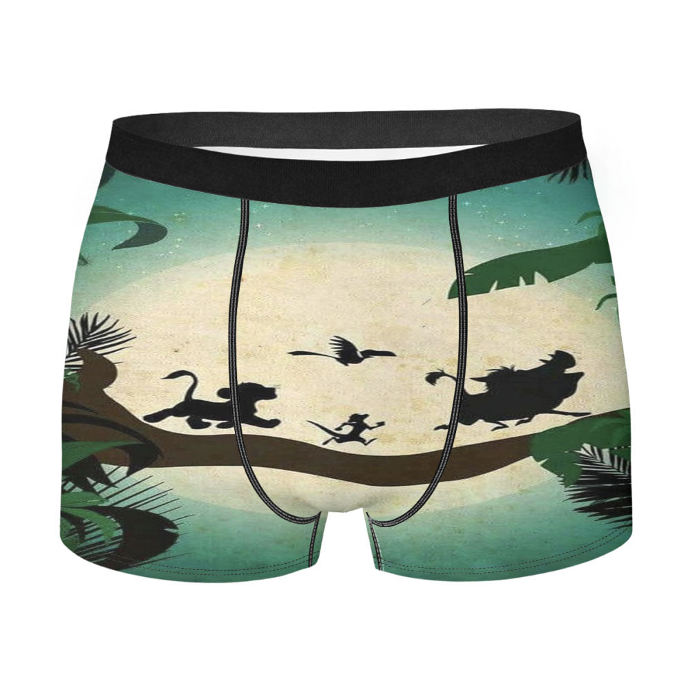 Disney Movie Poster The Lion King Men'S Boxer Briefs