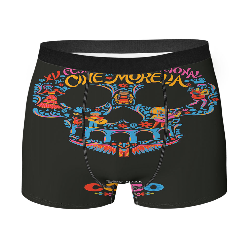 Disney Pixar Morelia Coco Skull Men'S Boxer Briefs
