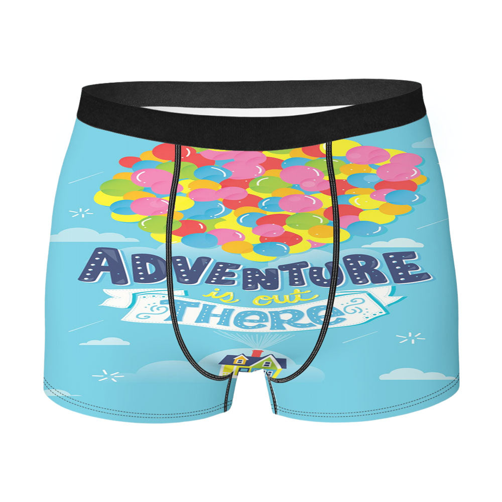 Disney Pixar Up Adventure Is Out There Men'S Boxer Briefs