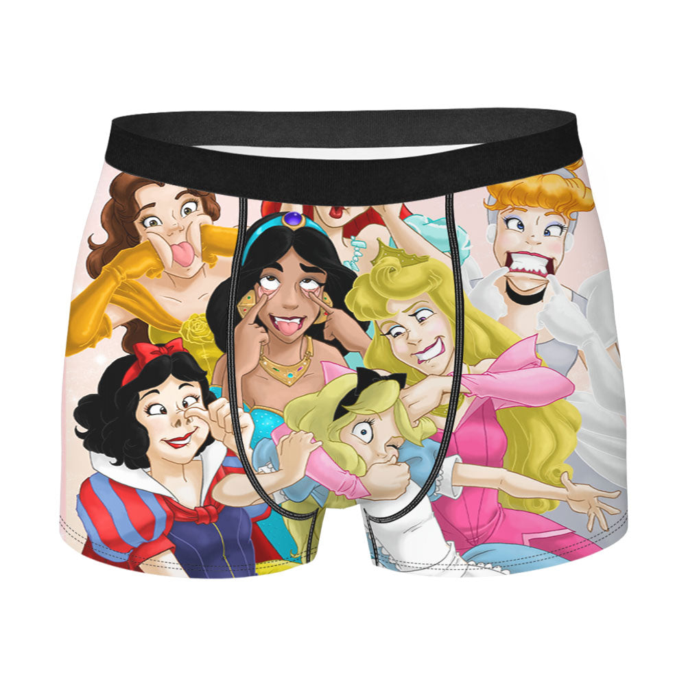 Disney Princess Funny Men'S Boxer Briefs